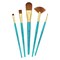 Royal & Langnickel Menta Synthetic Sable Brushes - Set of 5, Oval Wash Variety